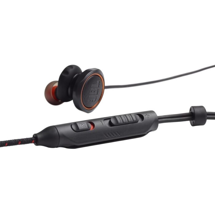 JBL Quantum 50, Twist-Lock Technology Wired in Ear Gaming Earphones with Mic