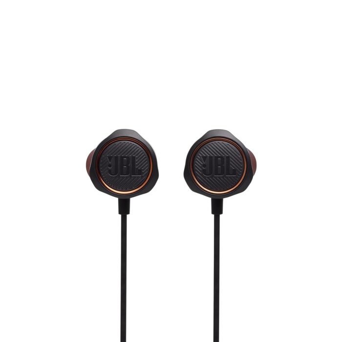 JBL Quantum 50, Twist-Lock Technology Wired in Ear Gaming Earphones with Mic