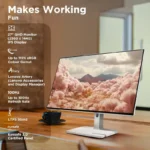 Lenovo L27H-4A 27 Inch QHD 2K IPS Panel with 99% sRGB, 3Wx2 Speakers, 1 MS, 100 Hz Smart Display Monitor 6 Lenovo L27H-4A 27 Inch QHD 2K IPS Panel with 99% sRGB, 3Wx2 Speakers, 1 MS, 100 Hz Smart Display Monitor