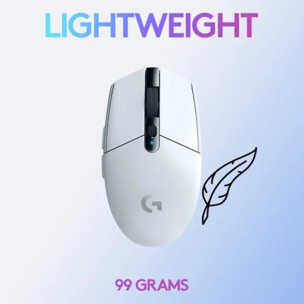 Logitech G304 Hero Sensor, 12,000 DPI, 6 Buttons, 250h Battery, Lightspeed Wireless Gaming Mouse