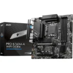 MSI PRO B760M-A WIFI DDR4 mATX Motherboard 1 MSI PRO B760M-A WIFI DDR4 mATX Motherboard