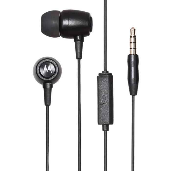 Motorola Metal Sports Wired In Ear Earphones With Mic