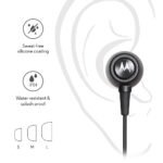 Motorola Metal Sports Wired In Ear Earphones With Mic