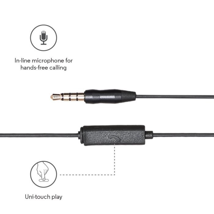 Motorola Metal Sports Wired In Ear Earphones With Mic