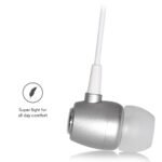 Motorola Metal Wired Sports Earphones With MIC (Silver) 2 Motorola Metal Wired Sports Earphones