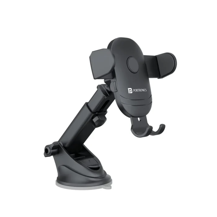 Portronics Clamp M2 Adjustable Car Mobile Phone Holder Stand