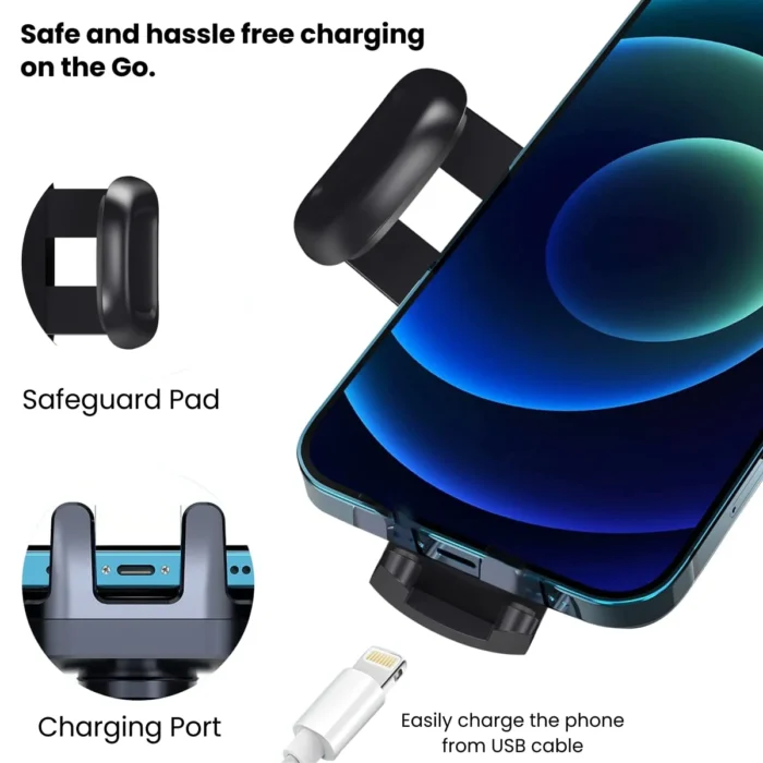 Portronics Clamp Y Adjustable Air Vent Mobile Holder