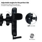 Portronics Clamp Y Adjustable Air Vent Mobile Holder