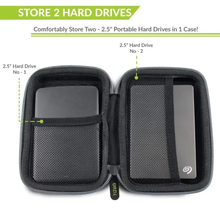 TIZUM External Hard DrivePortable SSD Case Shell