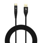 Vaku Luxos Duratuf 1.5 Meter GOLD PLATED USB-A to Type-C 3A Fast Charging Cable