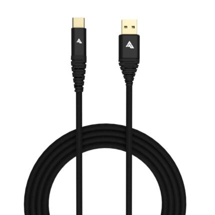 Vaku Luxos Duratuf 1.5 Meter GOLD PLATED USB-A to Type-C 3A Fast Charging Cable