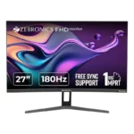 Zebronics ZEB-S27B 27 Inch Full HD, VA Panel Built-in Speakers, 180Hz Curved Gaming Monitor 1 Zebronics ZEB-S27B 27 Inch Full HD, VA Panel Built-in Speakers, 180Hz Curved Gaming Monitor