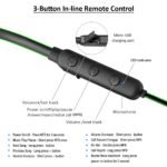 pTron Tangent Lite Bluetooth 5.0 Neckband With 8 Hours Playtime Mic (Black/Green) 6 pTron Tangent Lite Bluetooth 5.0 Neckband With 8 Hours Playtime Mic