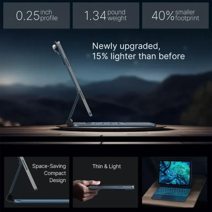 typecase Edge Magic Keyboard Case For IPad Air 11 Inch