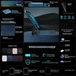 typecase Edge Magic Keyboard Case For IPad Air 11 Inch