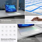 typecase Edge for iPad Air 13 Inch (M3M2, 20252024) and iPad Pro 12.9 (6th543rd Gen) Magic Keyboard Case