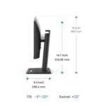 BenQ GW2490T 24 Inch Full HD IPS Panel 99 sRGB Height Adjustable 5MS 100Hz Wall Mountable Monitor 2