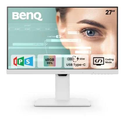 BenQ GW2786TC 27 Inch, Full HD, IPS Panel, USB-C (65W PD), 99% sRGB, Coding Mode, 2Wx2 Speakers, 5MS, 100Hz Coding Monitor