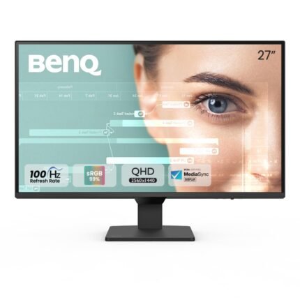 BenQ GW2790Q 27 Inch, 2560x1440p 2K QHD, IPS Panel with 99% sRGB, 5 MS, 100 Hz, VESA Wall Mountable Monitor
