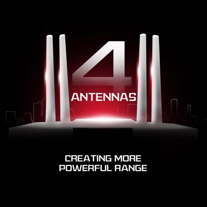 CP Plus 4G SIM Card Wi-Fi Router with High Speed 4G Internet & Wider Wi-Fi Coverage with Quad Antenna Support