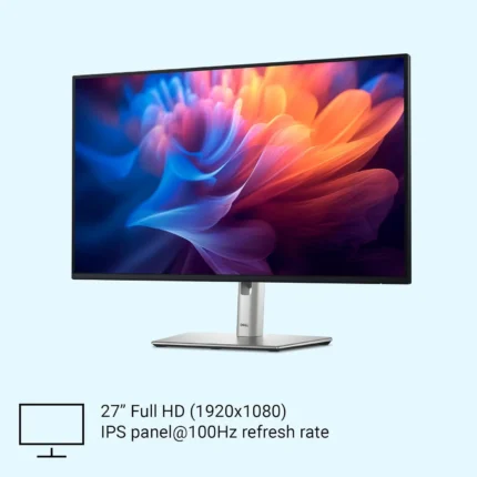 Dell P2725H 27 Inch Full HD, IPS Panel Anti-Glare With 3H Hardness, 99% SRGB, 100Hz, 5MS, Type-C Monitor