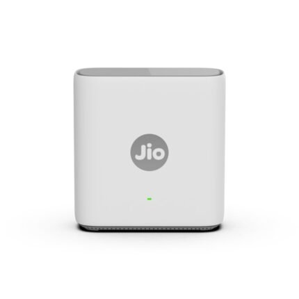 Jio AX6000 Mesh WiFi 6 Device, Jio True AI Mesh, Dual Band, Up to 6 Gbps Speed Wireless Range Extender