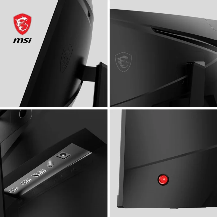 MSI G2422C 24 Inch Full HD, VA Panel, 1MS, 180Hz, Anti-Flicker, 1500R Curved Gaming Monitor