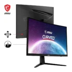 MSI G2422C 24 Inch Full HD, VA Panel, 1MS, 180Hz, Anti-Flicker, 1500R Curved Gaming Monitor