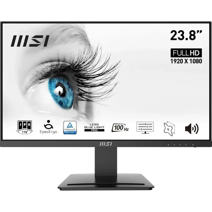 MSI PRO MP243X 24 Inch, Full HD, IPS Panel, 1MS, 100Hz Monitor