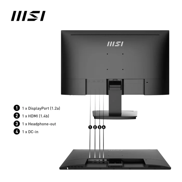 MSI PRO MP243X 24 Inch, Full HD, IPS Panel, 1MS, 100Hz Monitor