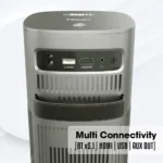 ZEBRONICS PIXAPLAY 18, 3800 Lumens, 4K Support, Dolby Audio, 200 inch Screen Size, Smart Vertical Projector