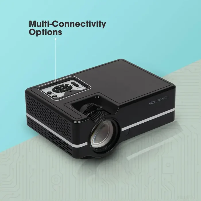 ZEBRONICS ZEB-LP2000M Full HD Home Theatre Projector with Built in Speaker
