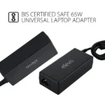 Elevn EL65UA 65W Universal Laptop Charger Adapter With Auto Voltage Switching, 8 Different Connectors 3 Elevn EL65UA 65W Universal Laptop Charger Adapter