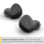 Sealed - Jabra Elite 4 Active Noise Cancellation With 28 Hrs Battery Life Bluetooth Earbuds With Mic (Black) 3 Jabra Elite 4 Active Noise Cancellation With 28 Hrs Battery Life Bluetooth Earbuds With Mic