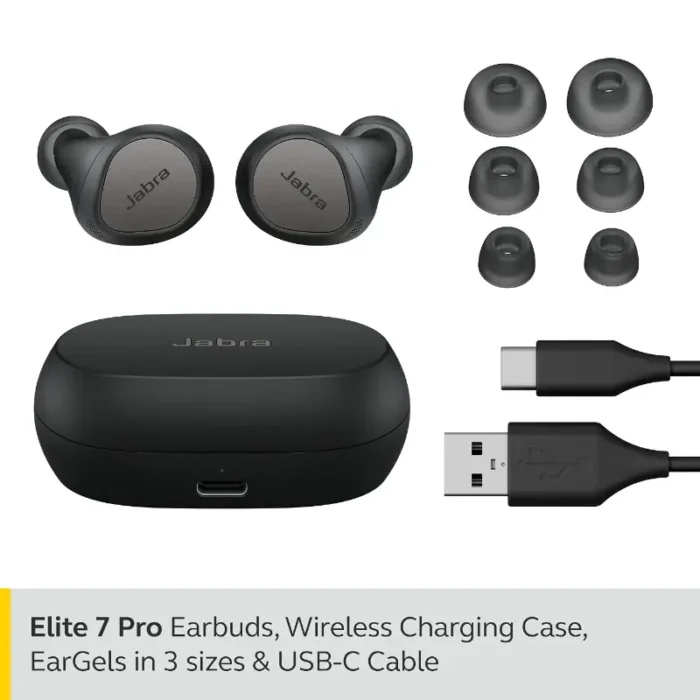 Jabra Elite 7 Pro Active Noise Cancellation Bluetooth Truly Wireless In Ear Earbuds with Mic