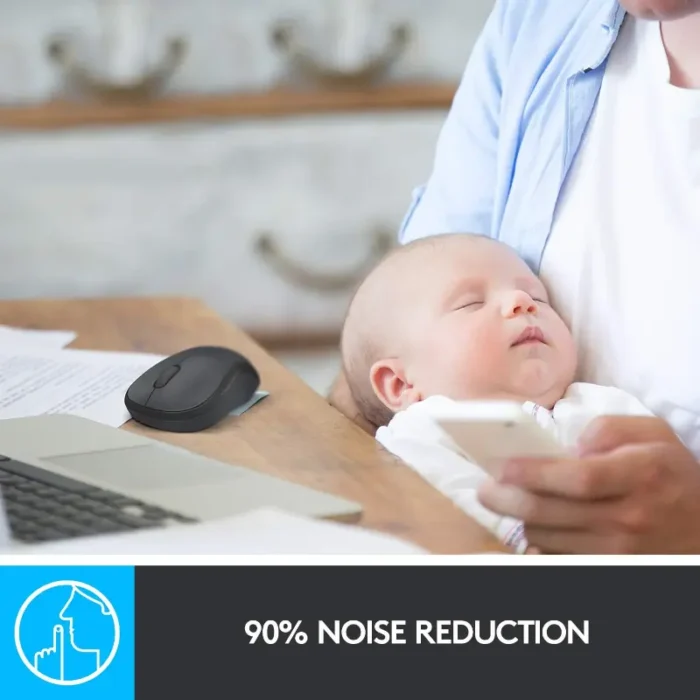 Logitech M221 Wireless Mouse with USB Mini Receiver, 1000 DPI Optical Tracking, 18-Month Battery Life