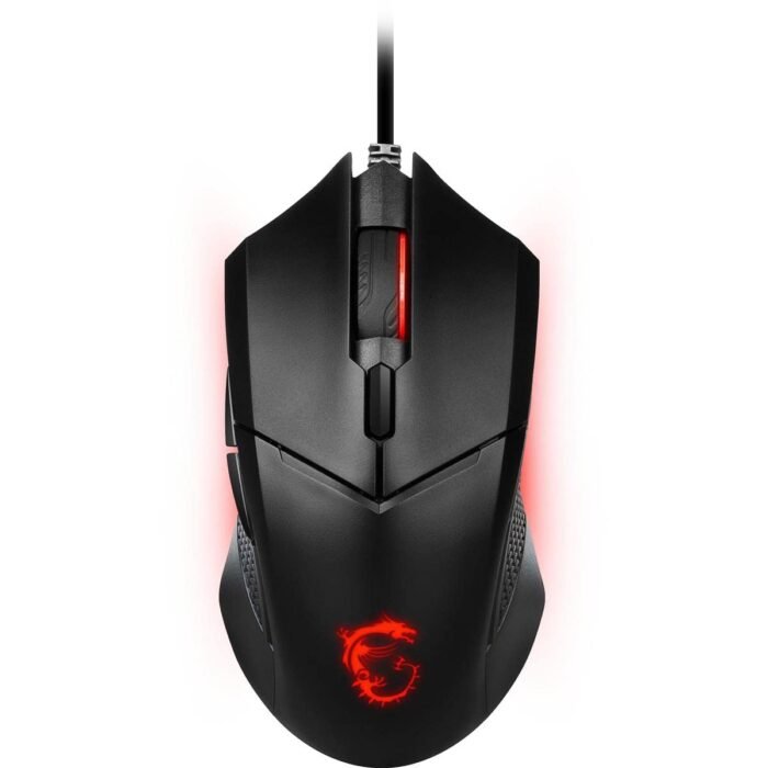 MSI Clutch GM08 Wired Gaming Mouse With Up to 4200 DPI, Red LED MSI Clutch GM08 Wired Gaming Mouse With Up to 4200 DPI, Red LED