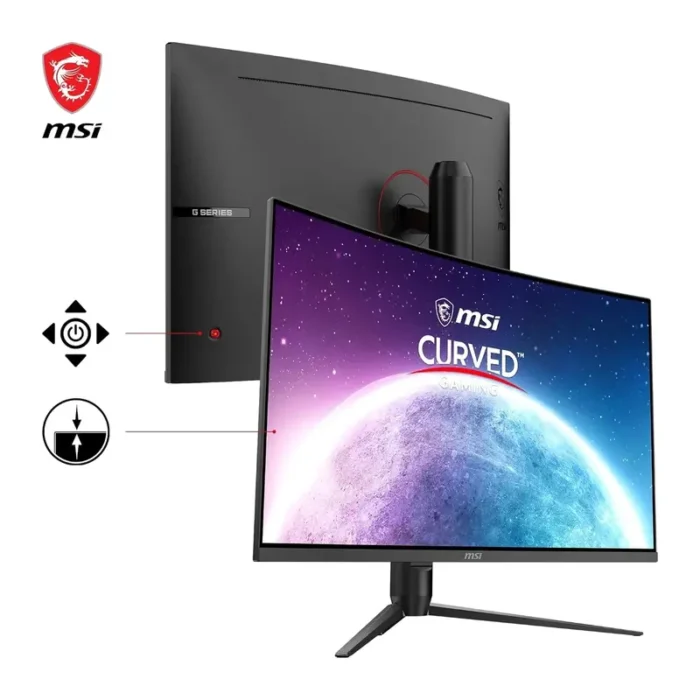 MSI G32CQ5P 32 Inch, 2K WQHD 2560x1440 Pixels, VA Panel, 170Hz, 1MS, Curved Gaming Monitor MSI G32CQ5P 32 Inch, 2K WQHD 2560x1440 Pixels, VA Panel, 170Hz, 1MS, Curved Gaming Monitor