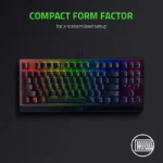 Razer Blackwidow V3 Tenkeyless - Mechanical (Yellow Switch) Wired Gaming Keyboard (RZ03-03491800-R3M1) 4 Razer Blackwidow V3 Tenkeyless - Mechanical Wired Gaming Keyboard