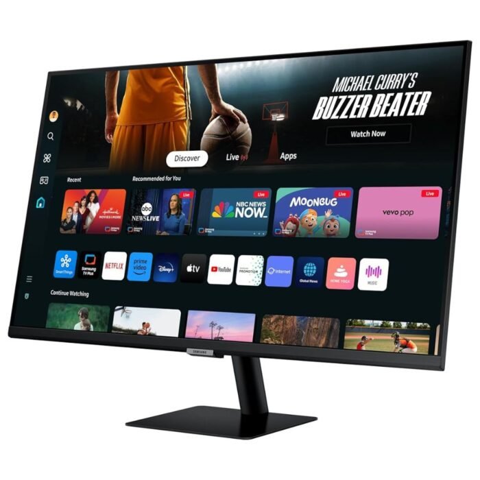 Samsung M7 LS32DM700UWXXL 32 Inch, 4K Ultra HD, 3840x2160 Pixels, VA Panel, 60Hz Smart Monitor