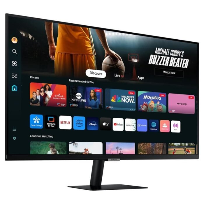 Samsung M7 LS32DM700UWXXL 32 Inch, 4K Ultra HD, 3840x2160 Pixels, VA Panel, 60Hz Smart Monitor
