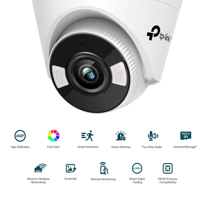 TP-Link VIGI C440-W 4MP Full-Color Wi-Fi Turret Network Camera Security Camera TP-Link VIGI C440-W 4MP Full-Color Wi-Fi Turret Network Camera Security Camera