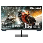 ZEBRONICS ZEB-N25A 25 Inch, Full HD, VA Panel, 180Hz, 1MS, HDR10, 99% sRGB, 95% DCI-P3 Gaming Monitor