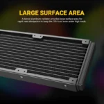 Ant Esports ICE 360 360mm Addressable RGB 2600RPM AIO I Liquid CPU Cooler 2