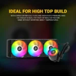 Ant Esports ICE 360 360mm Addressable RGB 2600RPM AIO I Liquid CPU Cooler 8