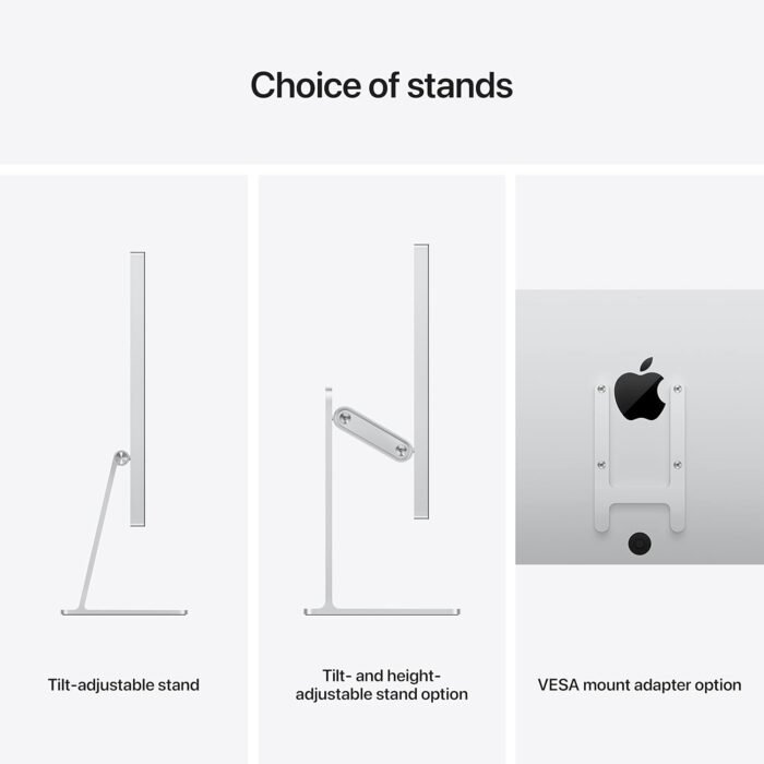 Apple 27 Inch Studio Display With Standard Glass and VESA Mount Adapter ​​​​​​​