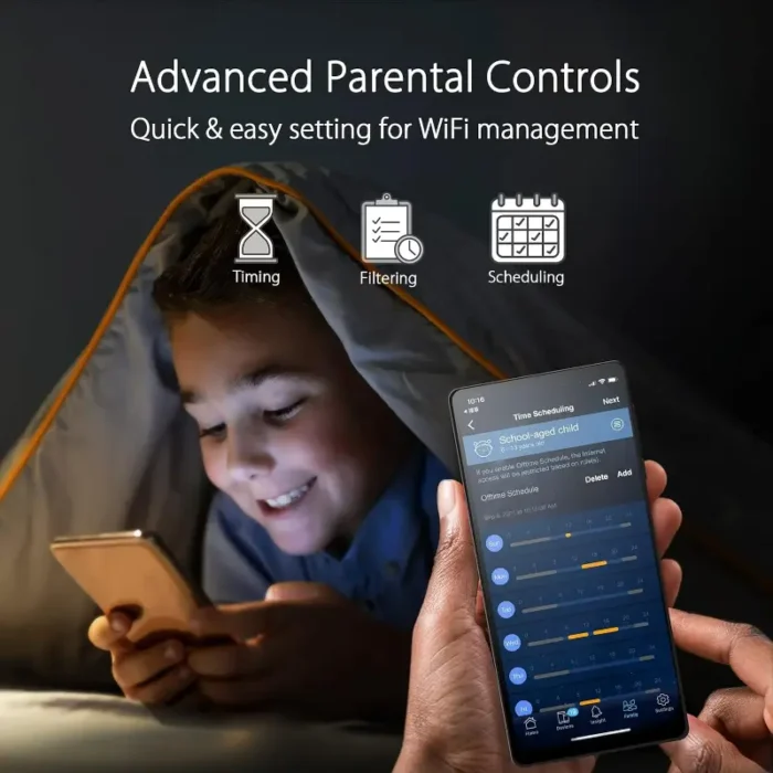 Asus RT-AC86U (2 Pack) AiMesh AC2900 Dual Band WiFi System Gaming Router