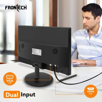 Frontech 19 Inch High-Performance HD LED, VA Panel, 75 Hz Monitor