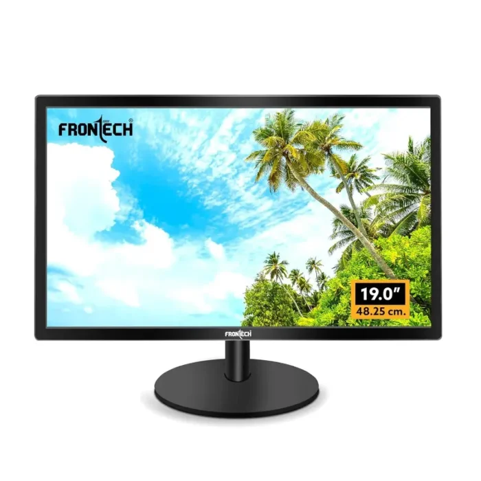 Frontech 19 Inch High-Performance HD LED, VA Panel, 75 Hz Monitor