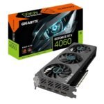 GIGABYTE Geforce RTX 4060 Eagle OC 8G, 3X Windforce Fans, 128-Bit GDDR6 8GB Graphics Card